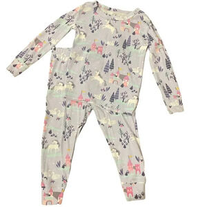 3T Fish Stix Magical Princess Pajamas Set, 2 Piece, Long Sleeve, Unicorns